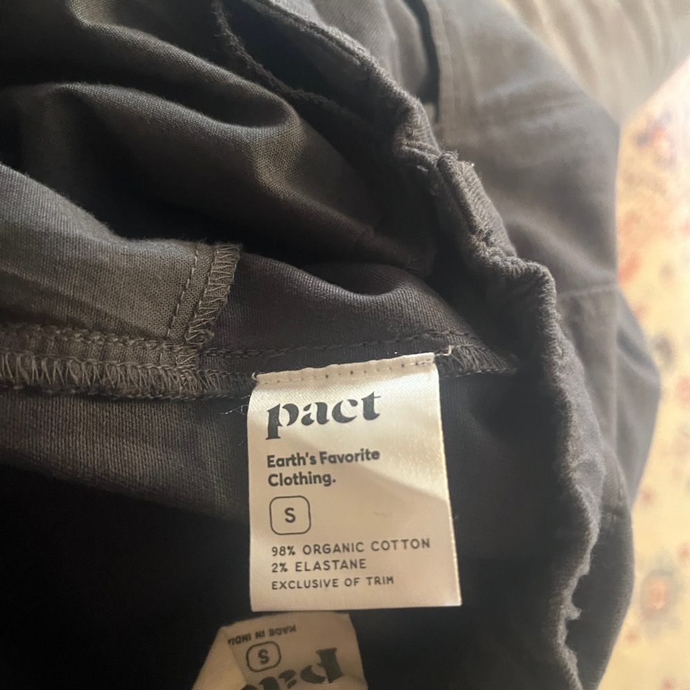 Pact Women's Organic Stretch Twill Denim Slim Pants Size Small - Picture 6 of 8